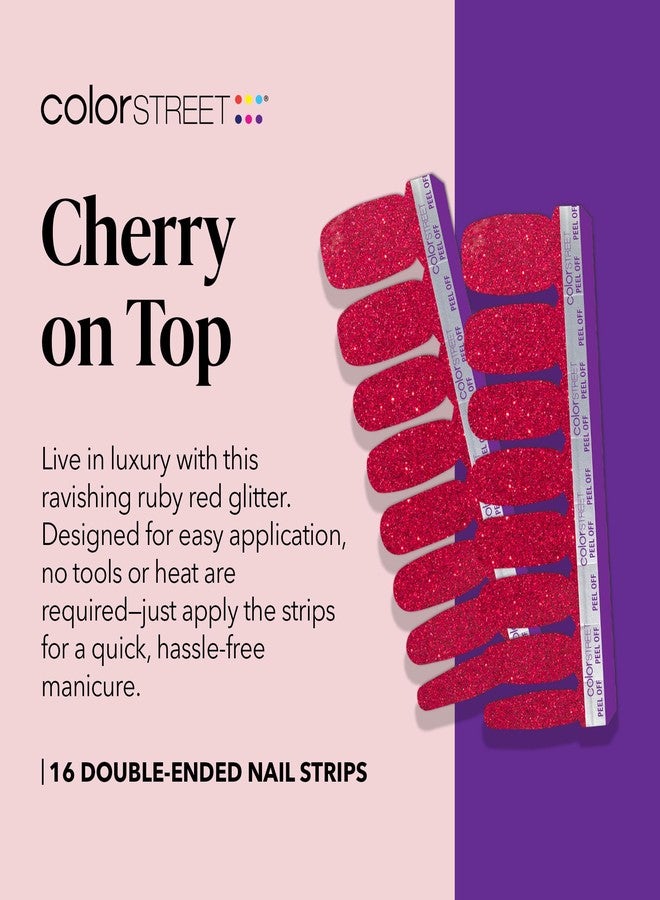 Color Street Cherry on Top Nail Strips - Image 2