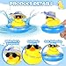 Honoson Summer Rubber Duck Mini Yellow Duck Bath Toys Duckies Car Dashboard Decorations with Mini Sun Hat Swim Ring Necklace and Sunglasses for Bathtub Shower Birthday Swimming 24 Set - Image 4
