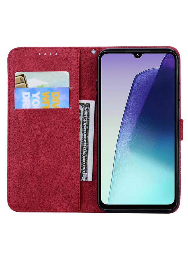 S-TOP Case For Redmi 14C 4G Retro Skin Feel Butterflies Embossing Horizontal Flip Leather Phone Case - Image 4