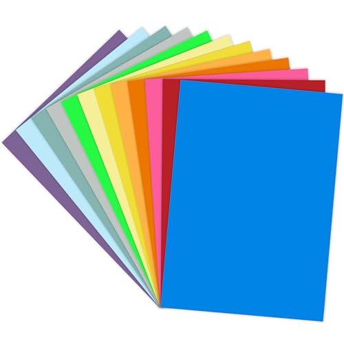 Lakeer A4 Color Paper Pack - 36 Sheets, 12 Vibrant Colors x 3 Sheets Each | 180 GSM | Ideal for Art, Craft, Printing, etc - Image 1