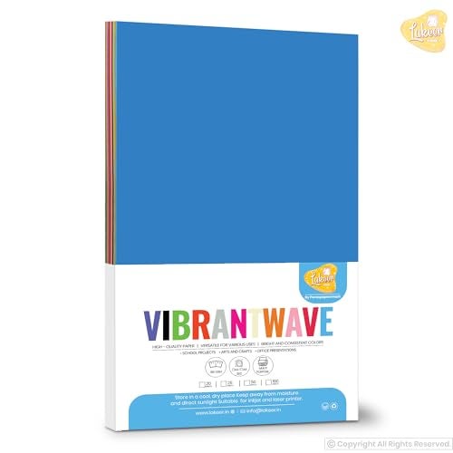 Lakeer A4 Color Paper Pack - 36 Sheets, 12 Vibrant Colors x 3 Sheets Each | 180 GSM | Ideal for Art, Craft, Printing, etc - Image 2
