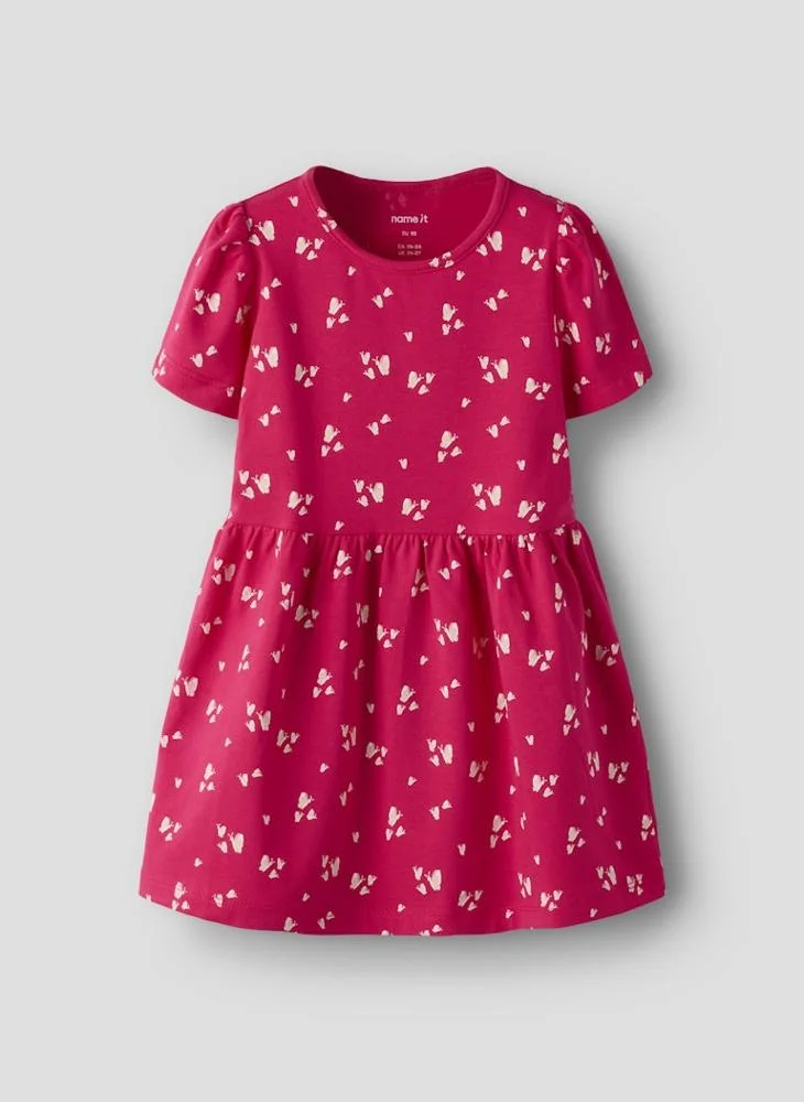 Name It fuchsia Kids Printed Midi Dress for Women | Best Price UAE