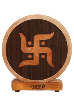 GEOHONEY Geohoney - Himalayan Salt Lamp Swastika Sign  - Image 2