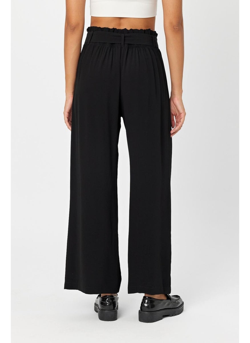 Alexander Gardi - Belted Pleated Palazzo Trousers (B24-00232) - Image 1