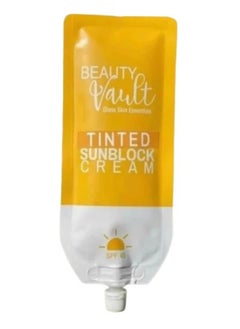 Beauty Vault Beauty Vault Tinted Sunblock Cream Spf45  - Image 1