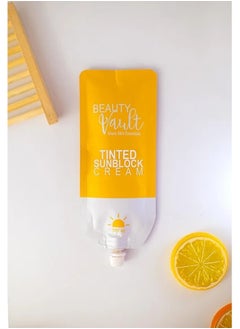 Beauty Vault Beauty Vault Tinted Sunblock Cream Spf45  - Image 2