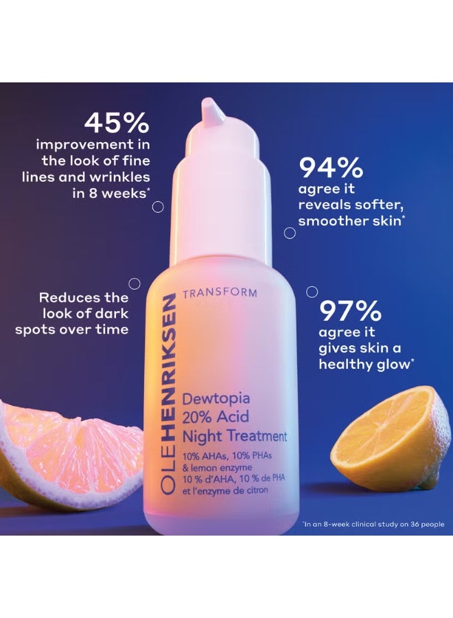 OLE HENRIKSEN Dewtopia 20% Acid Night Treatment 30ml - Image 3