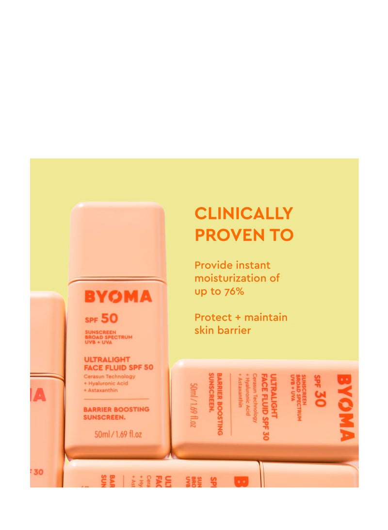 بيوما بايوما سائل الوجه الخفيف للغاية بعامل حماية من الشمس 30، 50 مل - Image 3