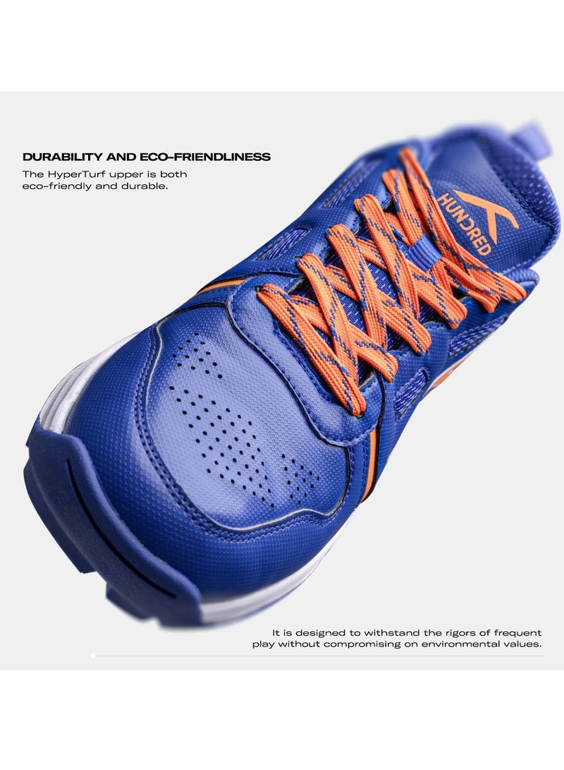 HUNDRED HyperTurf Cricket Shoes | Unisex | TerraSpike Rubber Studs | Vegan Leather/HexaFoam | Lightweight & Highly Durable | Embedded Support Plate for Stability - Image 3