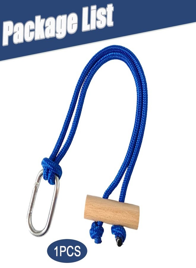 Toeloioh Horse Bucket Strap for Horse Owners, Multi-Purpose Adjustable Barn Bucket Strap, Classic Blue with Wooden Snap, Single/Double Pack, Perfect for Stall Hanging & Organizing - Image 4