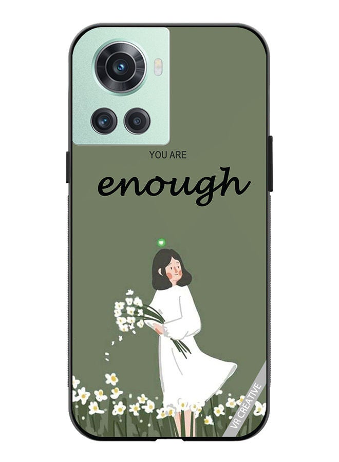 VR CREATIVE Protective Case Cover For OnePlus 10R You Are Enough Design Multicolour - Image 1