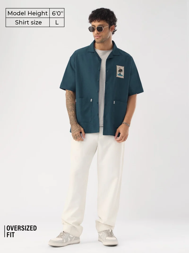 ذا سوليد ستور Linen Shirt: Beach Vibes