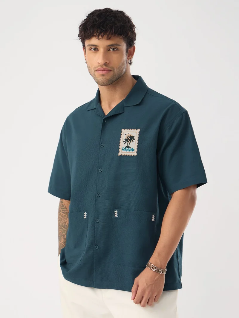 ذا سوليد ستور Linen Shirt: Beach Vibes