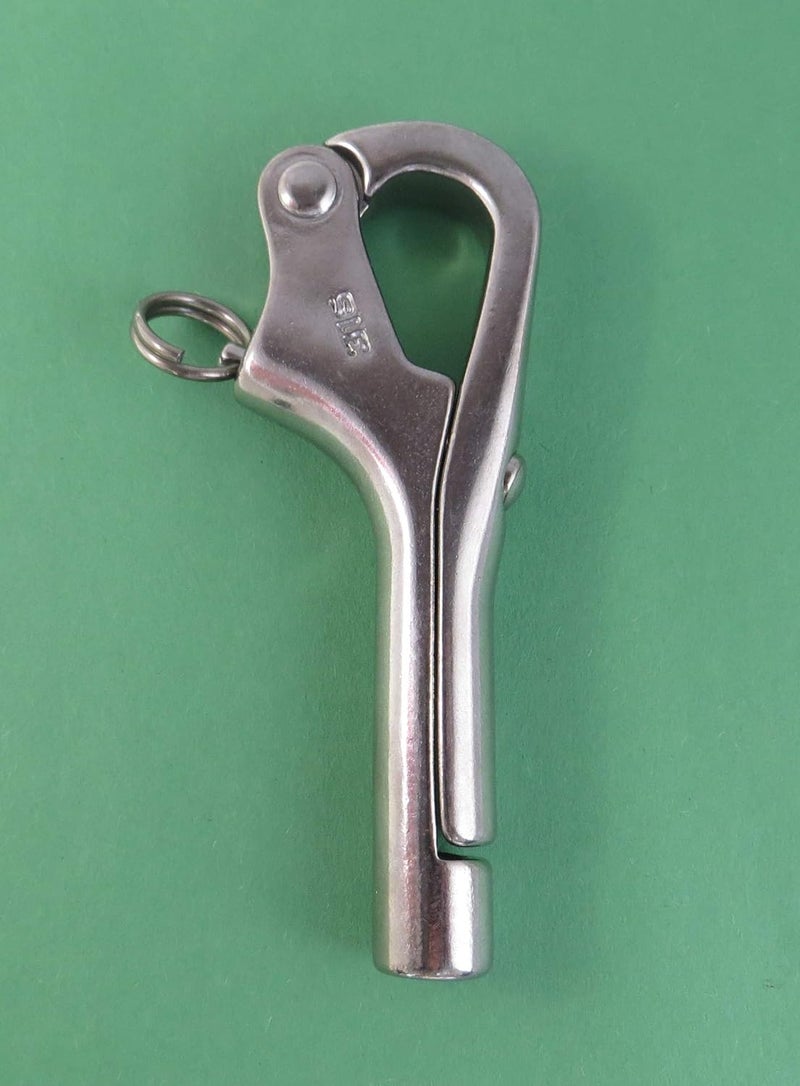 US Stainless Stainless Steel 316 Pelican Hook M6 Course Thread Pitch of 1 Marine Grade - Image 1