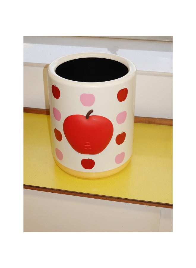 Tagi. Tagi "i" Imagination Drum Apple Trash Can Storage Cylinder Extra Large Double Layer Storage Box - Imagination Drum Apple - Image 3
