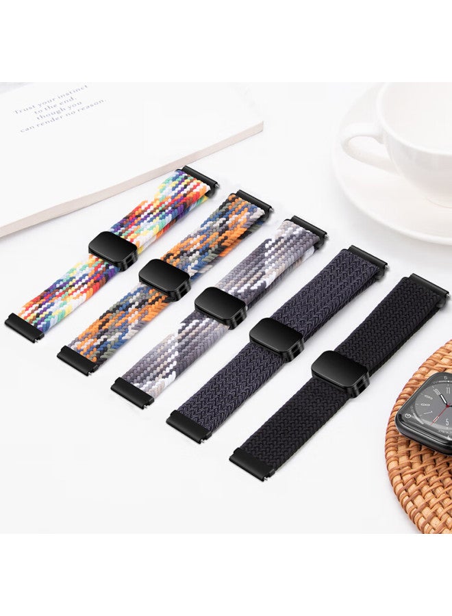 Wei Qiantu Wqth Nylon Braided Watch Band For Huawei Watch Gt5 Pro/Watch 4 Pro/Gt5/Gt4/Watch 3 Pro/Gt2/Buds | Red | 41/42Mm - Image 4