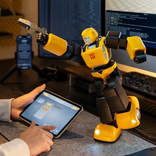 Robosen Transformers Bumblebee G1 Performance Robot by Robosen Interactive Programmable Toy with Voice App Control 17 Joints Authentic G1 Sounds Perfect for Fans Collectors - Image 5