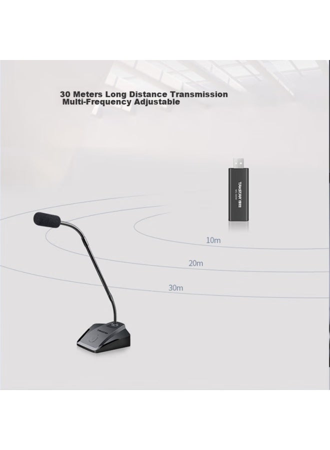 TAKSTAR ميكروفون مؤتمرات لاسلكي تاكستار MS-580W1 للاتصال عبر الإنترنت، أجهزة الكمبيوتر المكتبية، أجهزة اللابتوب، دردشة الصوت، الألعاب، وميكروفون مكثف - Image 4