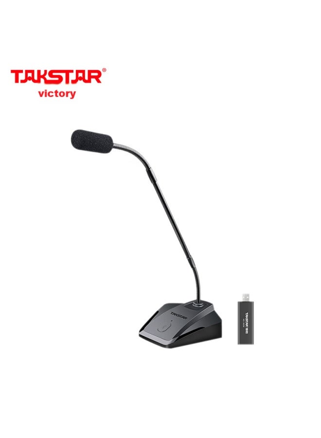 TAKSTAR ميكروفون مؤتمرات لاسلكي تاكستار MS-580W1 للاتصال عبر الإنترنت، أجهزة الكمبيوتر المكتبية، أجهزة اللابتوب، دردشة الصوت، الألعاب، وميكروفون مكثف - Image 1