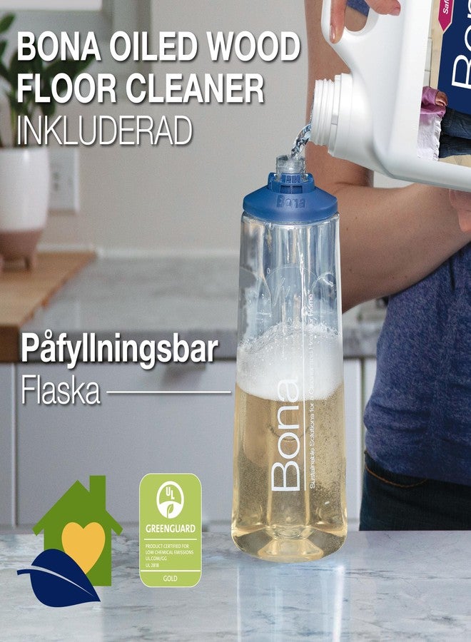 بونا عبوة إعادة تعبئة منظف الأرضيات الخشبية المدهونة بالزيت من بونا (850 مل) (32 أونصة) للمنزل | المطبخ | الأرضيات | خالٍ من المواد الكيميائية الضارة | آمن للأطفال والحيوانات الأليفة | يزيل الأوساخ والبقع الصعبة | عبوة إعادة تعبئة - Image 5