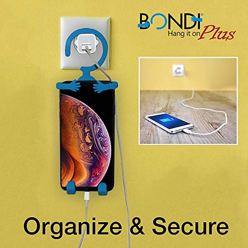 Bondi Plus Flex Phone Holder and Stand - Adjustable Flexible Silicone Case Hanging Mount for Car Bike and Desk up to 6.75" Large Cell Phones - iPhone Xs XR 11 SE - Samsung Galaxy S10 S20 – Black - Image 5