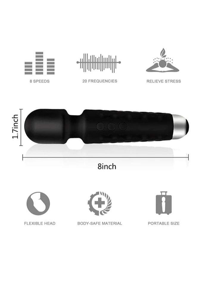 Generic - Rechargeable Electric Body Massager Silicone Made of Safe Water Resistant Materials Suitable for Sensitive Skin - Image 1