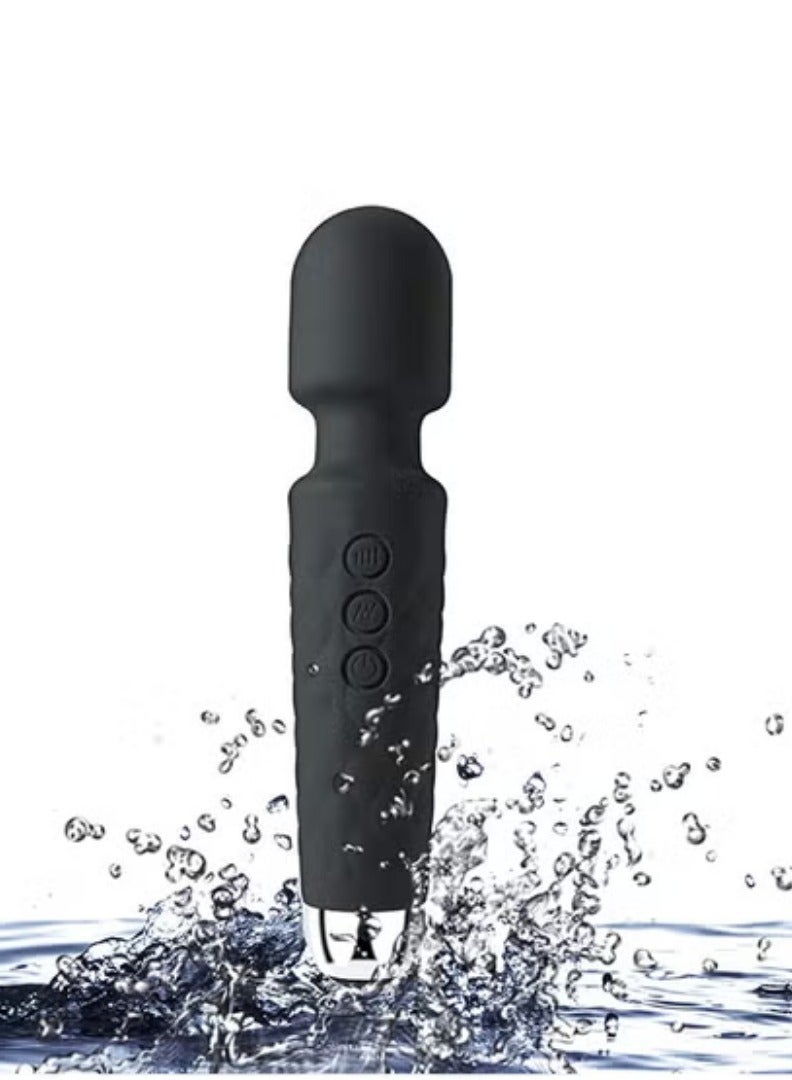 جهاز تدليك كهربائي للجسم قابل للشحن من السيليكون مصنوع من مواد امنه ضد الماء , مناسب للبشرة الحساسة , متعدد السرعات - Image 1