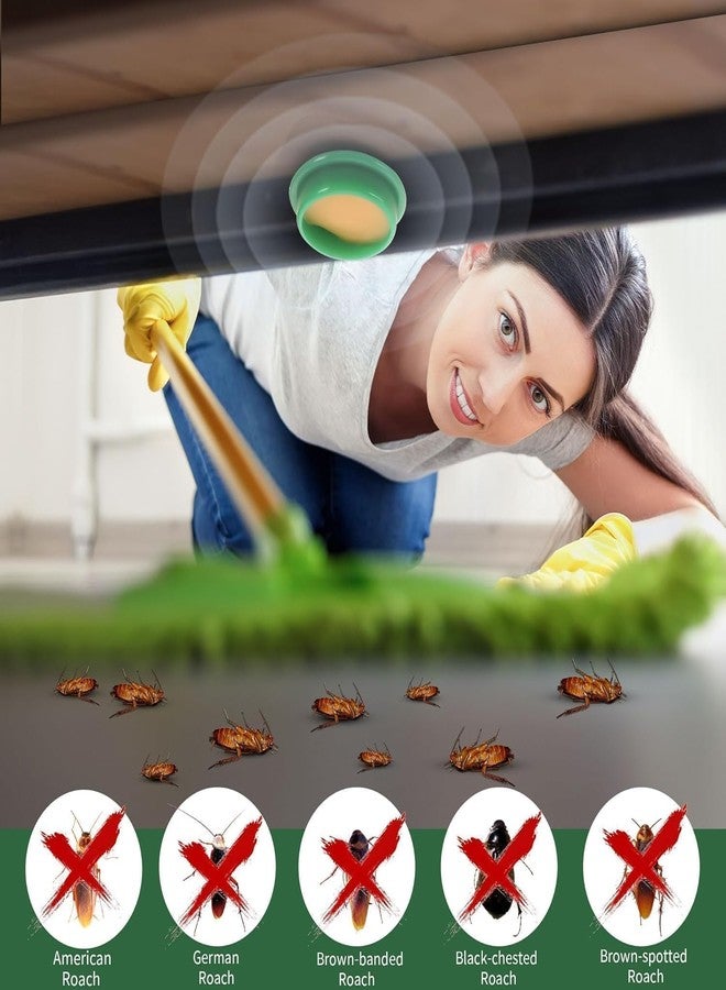 MANSPOT Natural Cockroach Killer for Kitchens, Bathrooms, and Cabinets, Eco-Friendly Home Remedy for Indoor Cockroach Control (Pack of 18) - Image 5