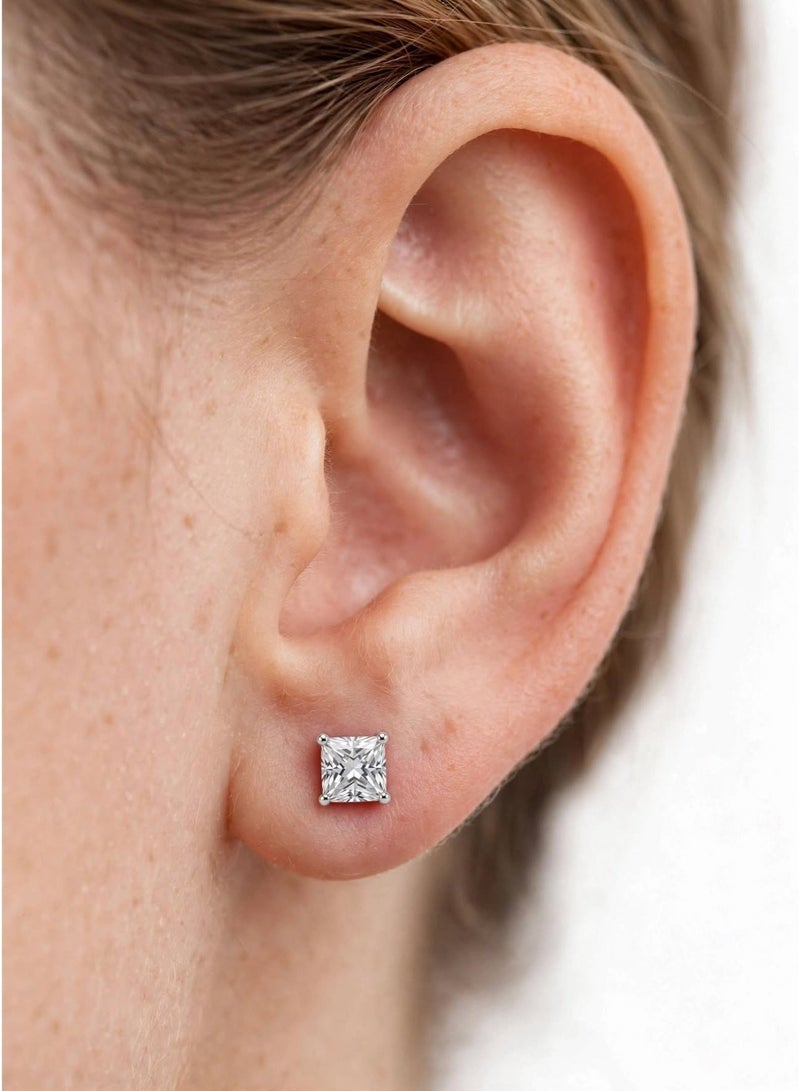 A group of 5 pairs of earrings studded with a new and elegant modern design, zirconium earrings are anti -stainless steel. - Image 5