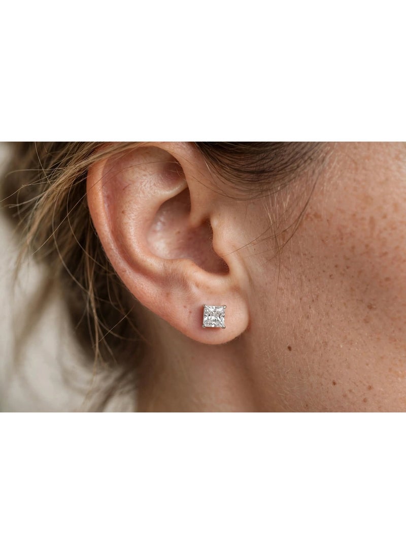 A group of 5 pairs of earrings studded with a new and elegant modern design, zirconium earrings are anti -stainless steel. - Image 3