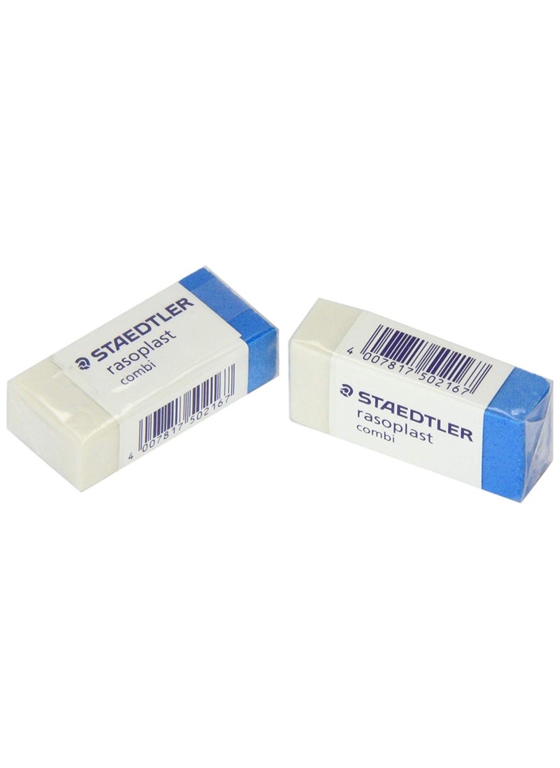 STAEDTLER Staedtler Rasoplast Combo Eraser For Ink And Graphite Pack Of 4pcs 