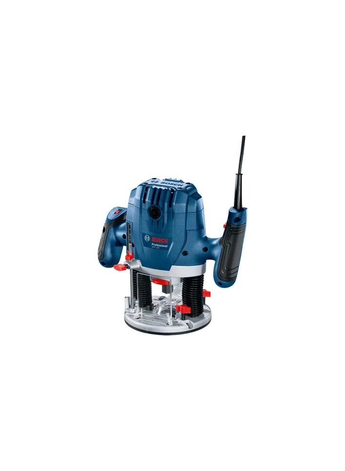 بوش راوتر خشب 1300 وات احترافي مع قاعدة 6 و8 مم – Bosch GOF 130 موديل 06016B70K2 - Image 2