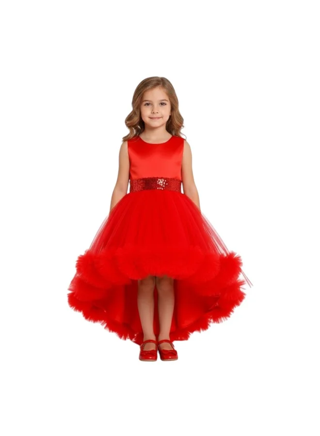 Royal Red Bloom Frock