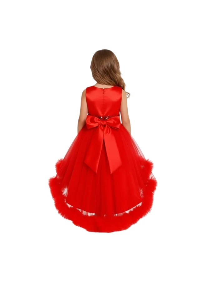 Bidani  Royal Red Bloom Frock for Women | Best Price UAE