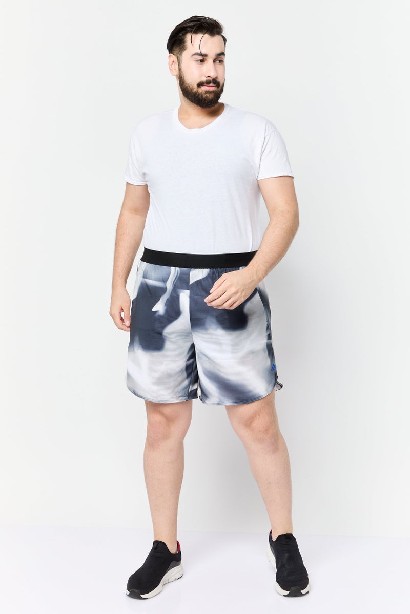 Adidas Men 7 Inseam Sportswear Fit Training Shorts, Multicolor - Image 2