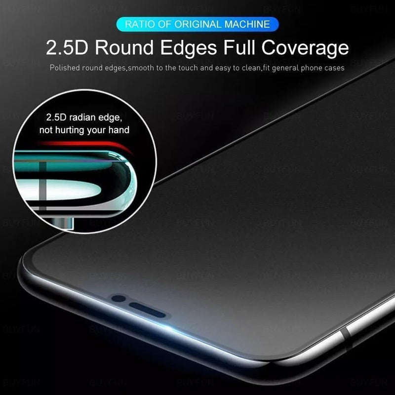 WonRia ® Pack 1- Matte Screen Glass Protector for Redmi 15 5G Matte Tempered Guard Edge to Edge [Anti-FingerPrint | Anti-Glare | Shinning Border] - (Made of Glass) - Image 2