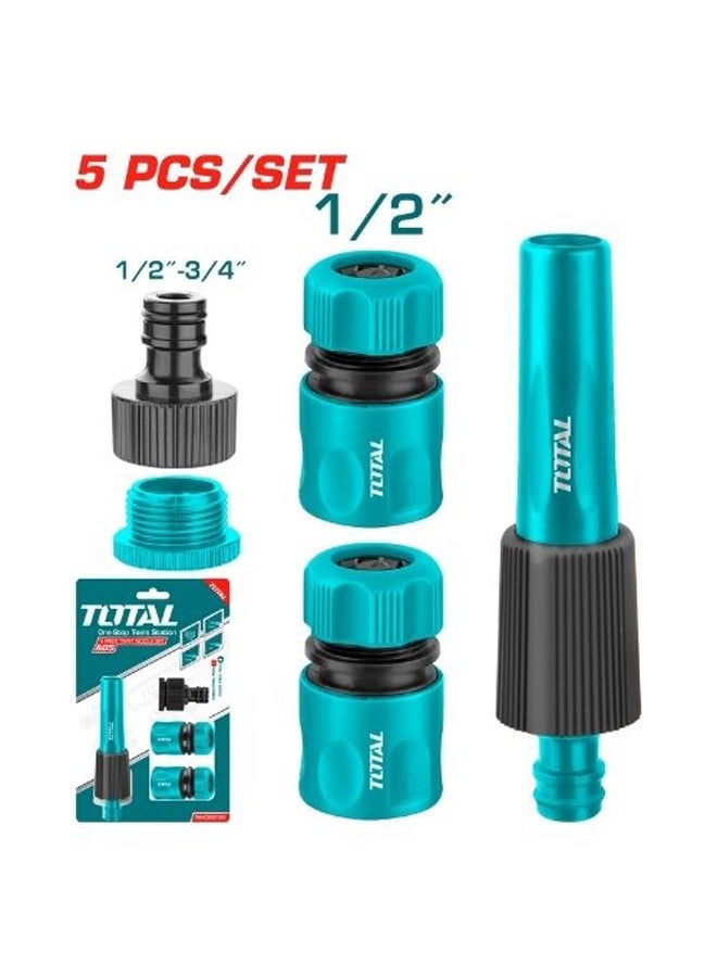 Total Irrigation Connectors Set 5 Pcs 1/2 Inch Thhcs05122