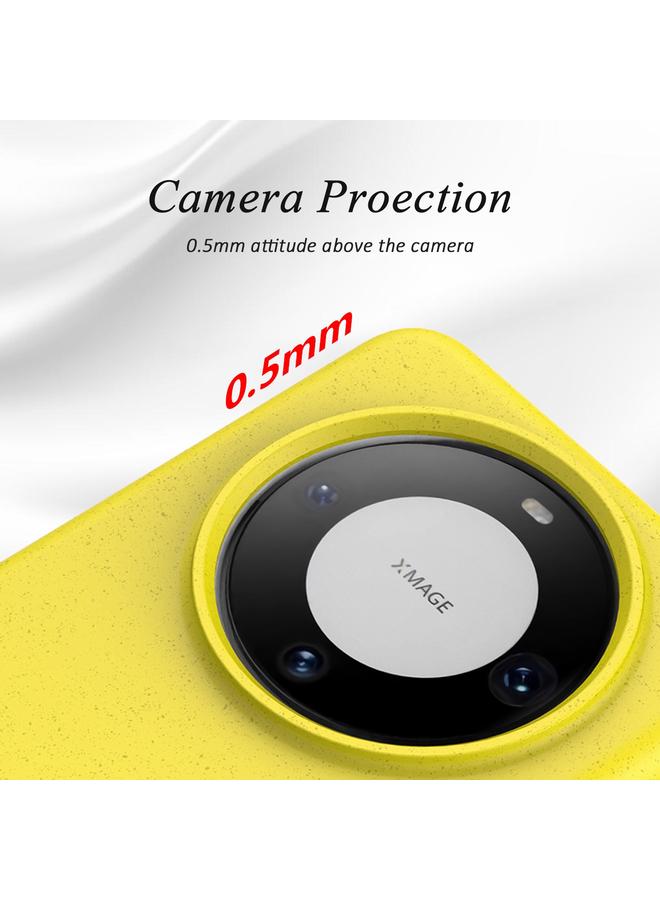 اس-توب جراب لهاتف Huawei Mate 60 Pro مصنوع من مادة قش القمح + جراب هاتف TPU مع حبل - Image 4