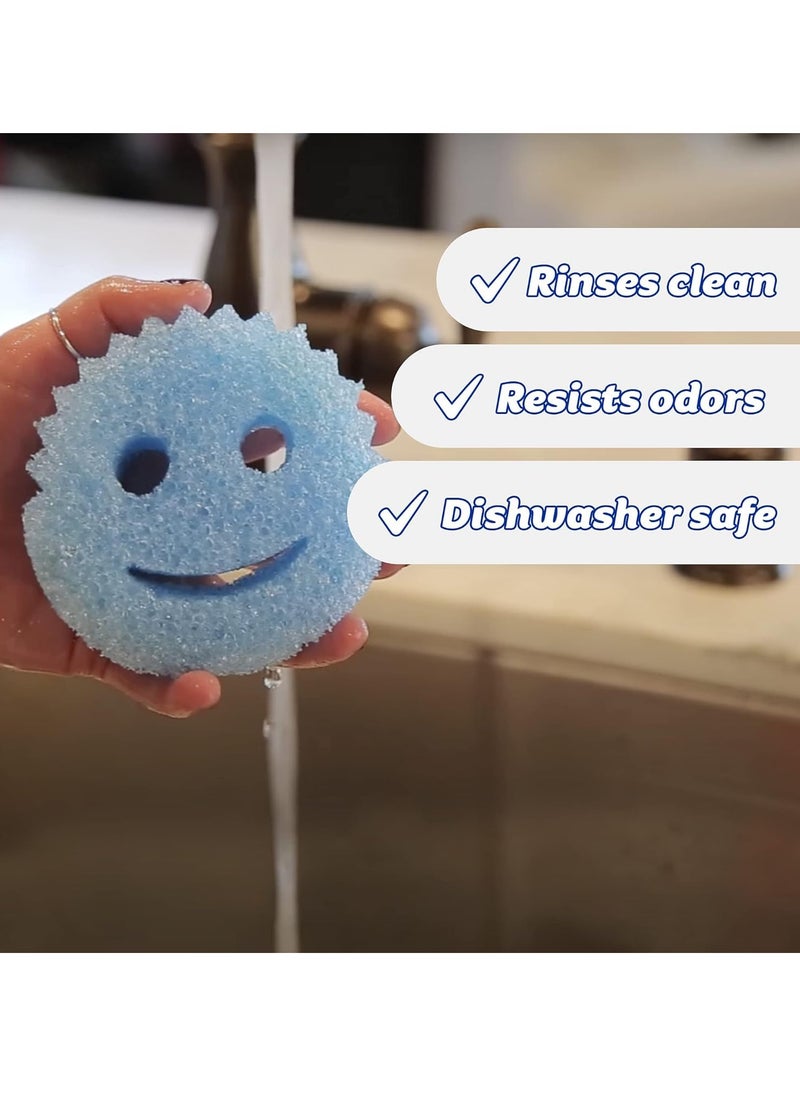 Scrub Daddy Scrub Daddy Sponge Set - Colors Scratch-Free Sponges For Dishes And Home, Odor Resistant, Soft In Warm Water, Firm Cold, Deep Cleaning, Dishwasher Safe, Multi-Use, Functional, Ergonomic, 3 Count  - Image 5