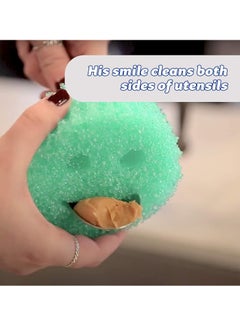 Scrub Daddy Scrub Daddy Sponge Set - Colors Scratch-Free Sponges For Dishes And Home, Odor Resistant, Soft In Warm Water, Firm Cold, Deep Cleaning, Dishwasher Safe, Multi-Use, Functional, Ergonomic, 3 Count  - Image 3