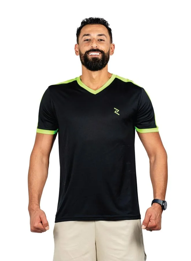 ZAECY Men's V-Neck Short-Sleeve T-Shirt