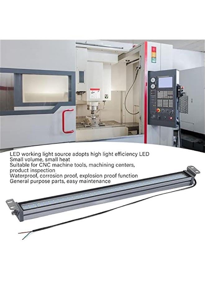 Generic Work Light , Men Tools , Machine LED Tube Light Explosion Proof IP67 Tempered Glass 20W Job Site Lighting Equipment 24V 36V for Car Repairing/Inspection/Garage/Workshop/Emergency , work lights led m  - Image 2