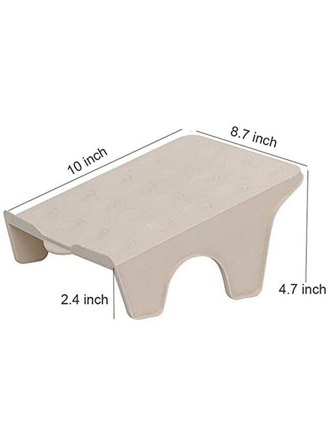 UNIQUE CART Shoe Organizer for Shoe Rack Home Plastic Shoe Stacker Slotz Space Saver | Double Deck Shoe Rack Adjustable Shoe Holder for Storage Organiser | Multipurpose Footwear Stand-Pack of 10 - Image 2