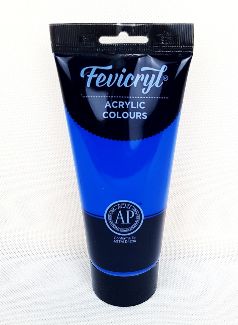 Fevicryl 200ml Acrylic Paint Pthalocaynine Blue Colour