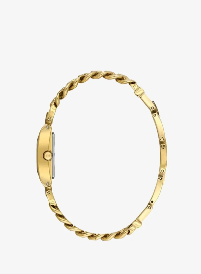 Freelook Paris Freelook - Jolie Women's Watch | Steel Case | Stainless Steel Band | Gold & Rectangle Dial | Analog | Japanese Quartz | Mineral Glass | Premium Luxury Watch | Ideal Gift | Water Resistant 50 Meters