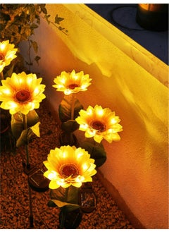 Livx Solar Powered Solar Sunflower Lighting - Night Light Daylight 2 Pieces  - Image 2