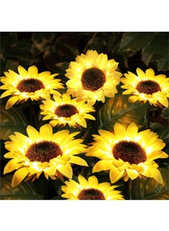 Livx Solar Powered Solar Sunflower Lighting - Night Light Daylight 2 Pieces  - Image 4