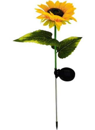 Livx Solar Powered Solar Sunflower Lighting - Night Light Daylight 2 Pieces  - Image 5