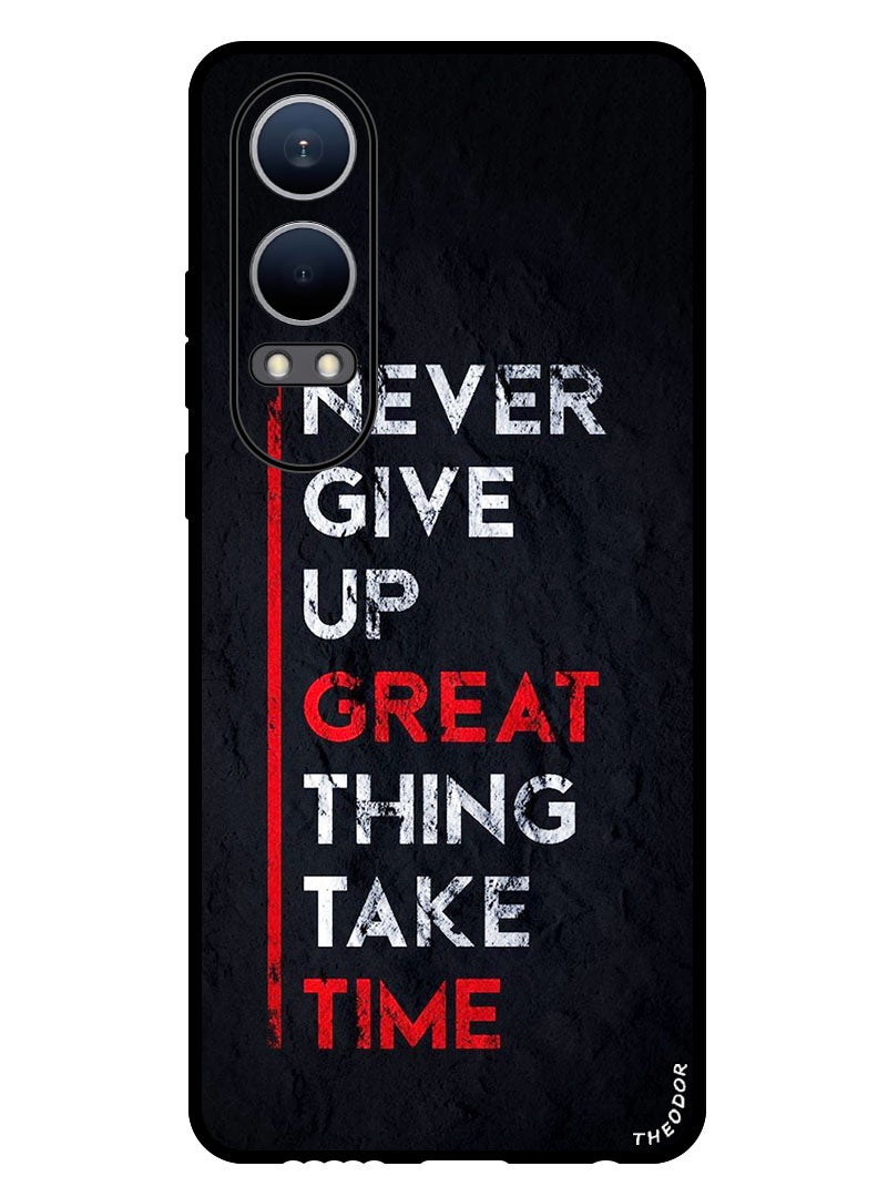 Theodor Protective Case Anti Scratch Shock Proof Bumper Cover For Oppo K12x (China) Never Give Up Great - Image 1