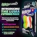 ZipString Luma Replacement Strings for Rope Launcher Toy Pack of 5 UV Reactive Glow in The Dark Fidget String for Kids Adults Shark Tank Featured Lasso Rope Loop String Replacement - Image 4